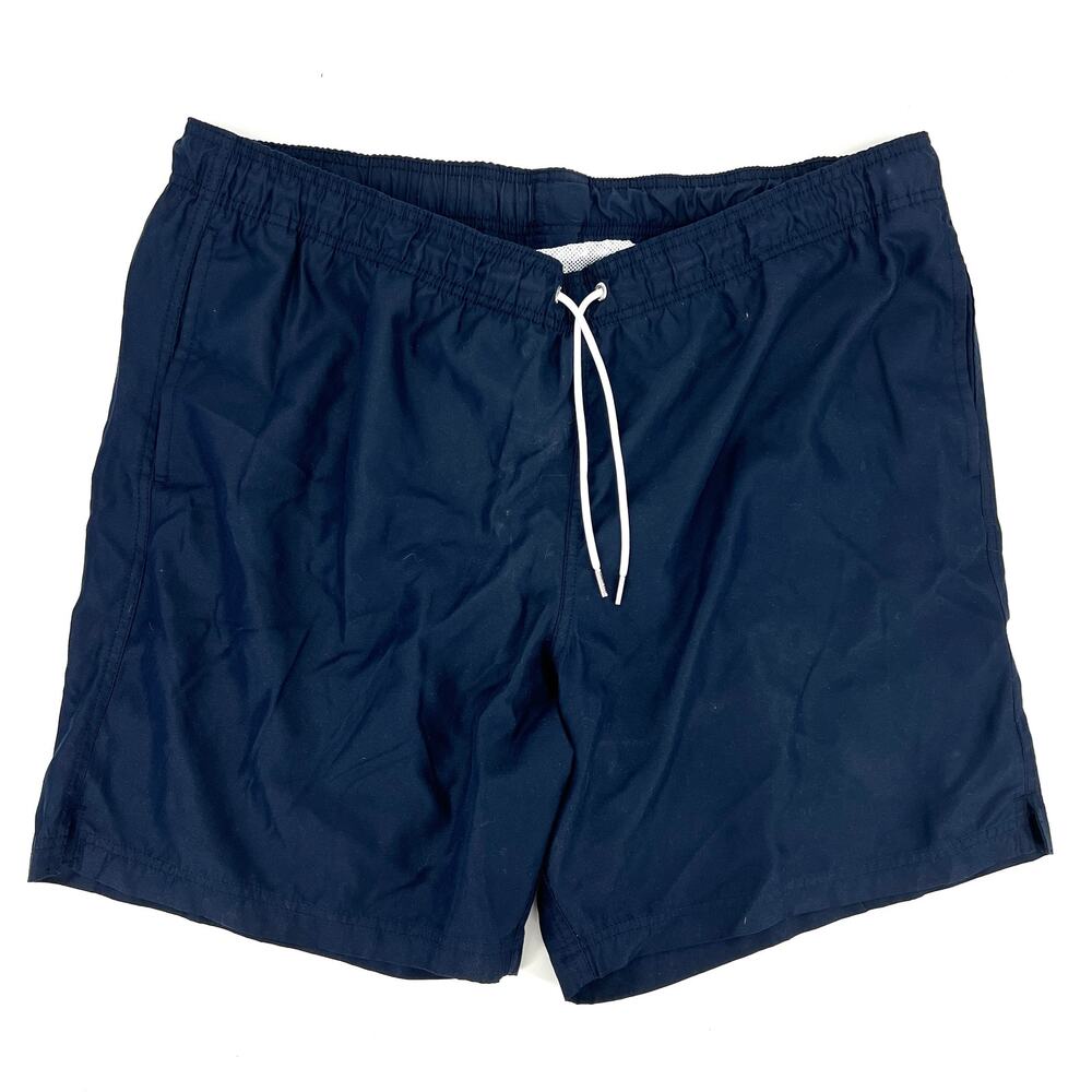 Lands' End Men's Swim Trunks Board Shorts Size XL Navy
